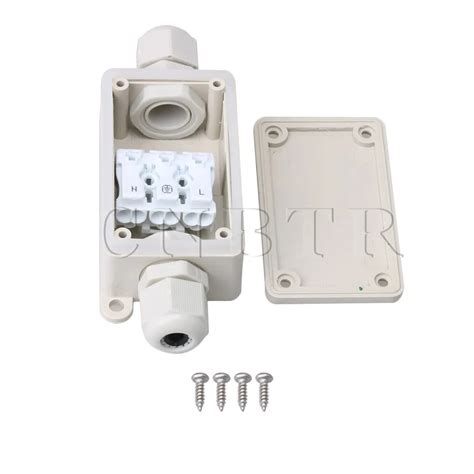 white outdoor junction box